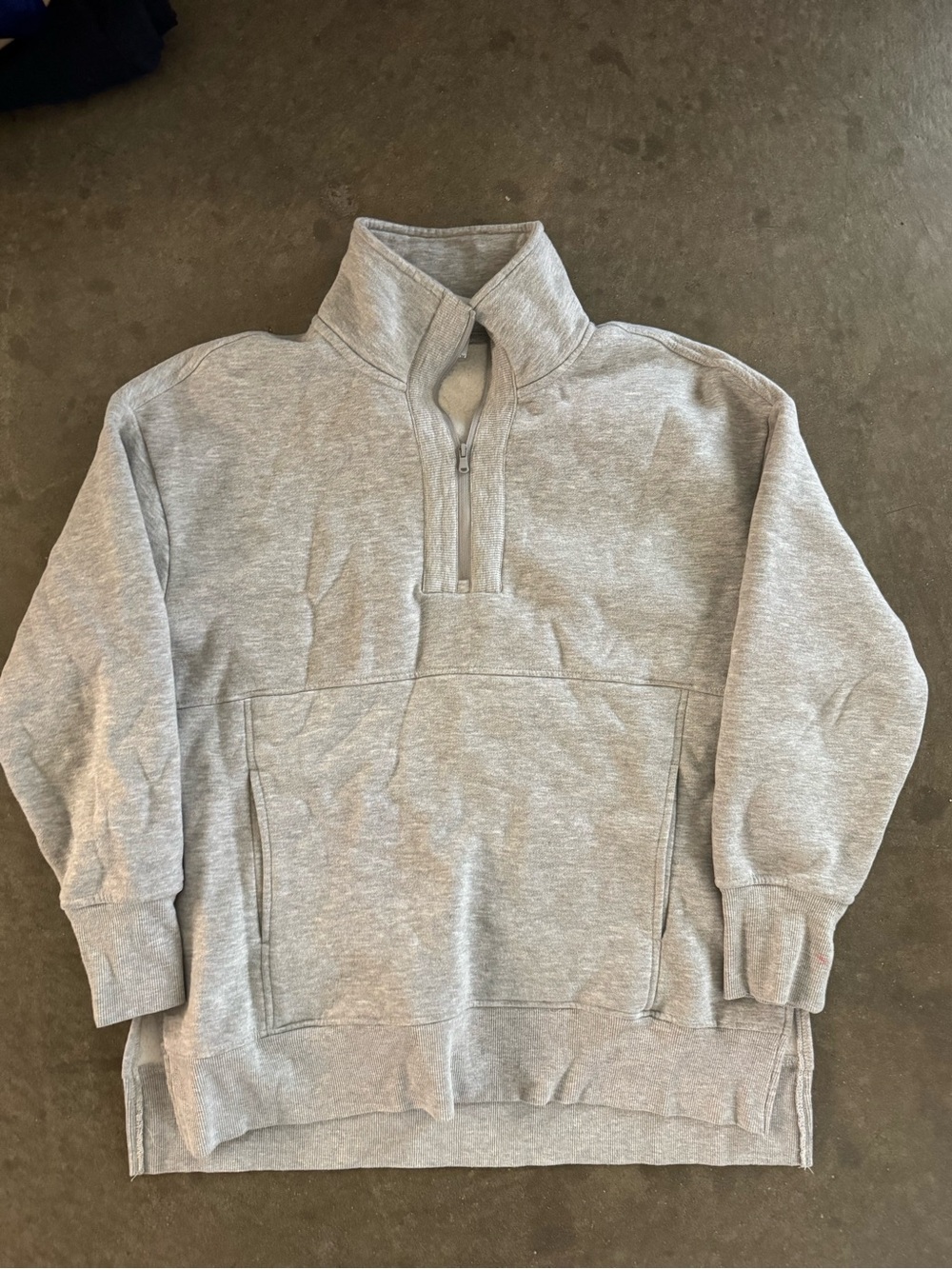 RBX  Light Gray Half-Zip Pullover Sweatshirt
